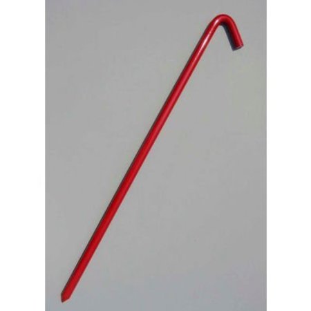 CUTSHAW INDUSTRIES 24" Hook Stake, Red 62524BRD